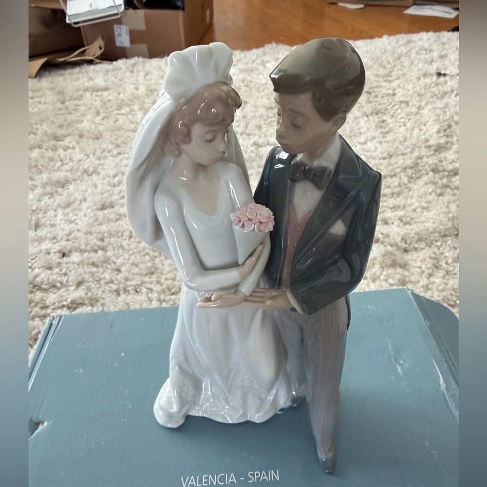 Lladro Bride & Groom Figurine #5885 "From This Day Forward" In Box w/paperwork